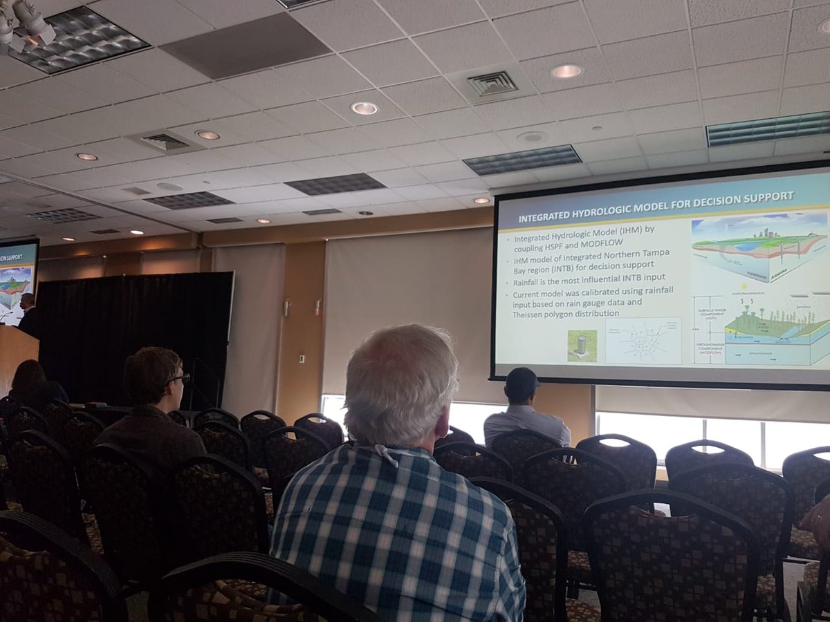 geomodelrdotcom's tweet photo. Chin Man Mok, better integrated MODFLOW and HSPF Model with rain gauge and NEXRAD data integration.
#modflowandmore19 https://t.co/E72xLxW2WN