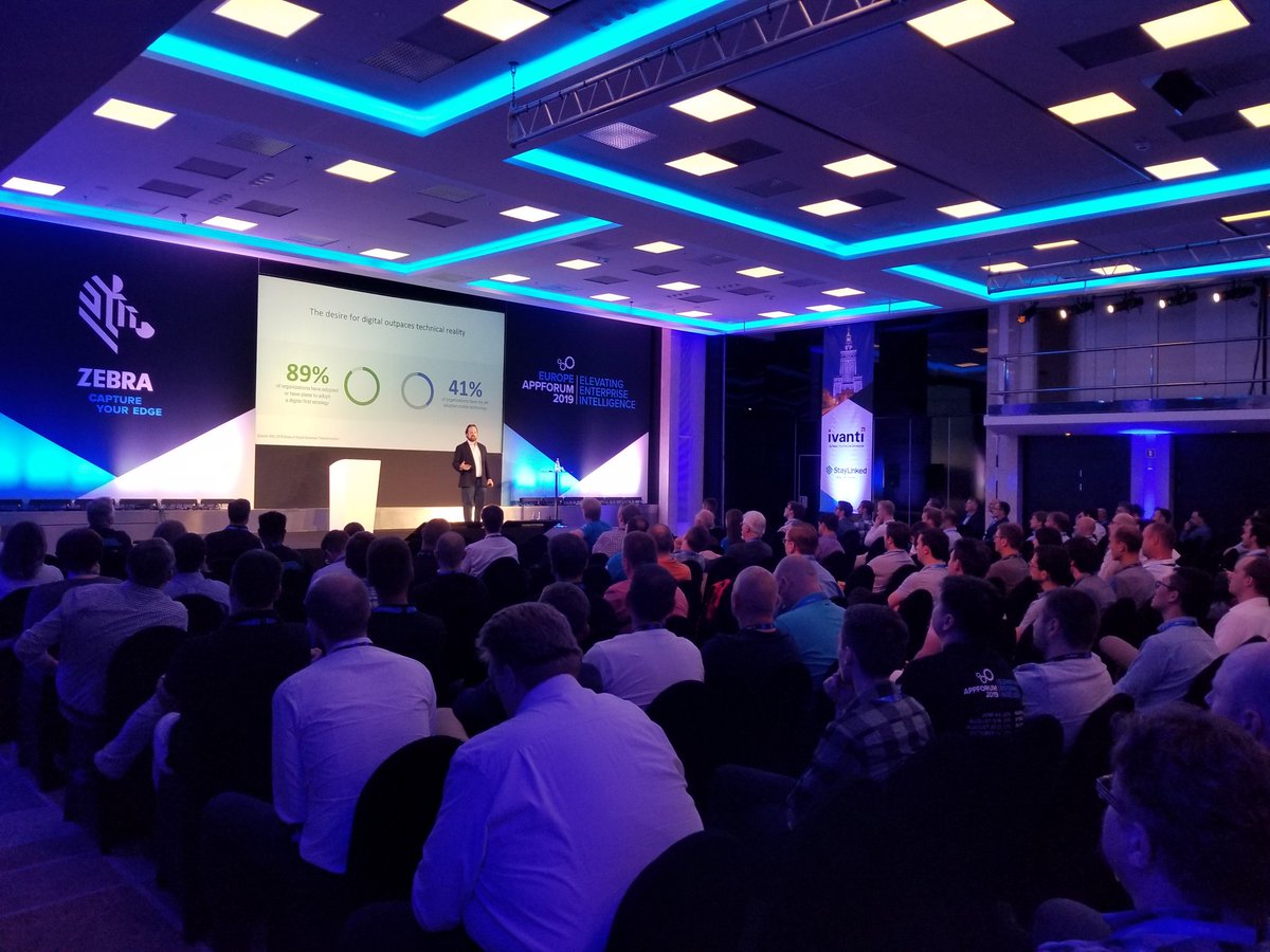 robin_zebra's tweet image. Loving the final plenary from Google about Andriod in the Enterprise. It&apos;s not just about security or even mobility. @ZebraDevs #appforum #appforum2019 #AndroidDev