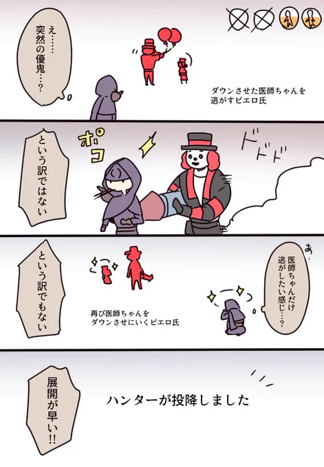 疾走感溢れるピエロちゃんいた #第五人格 #第五人格イラスト 