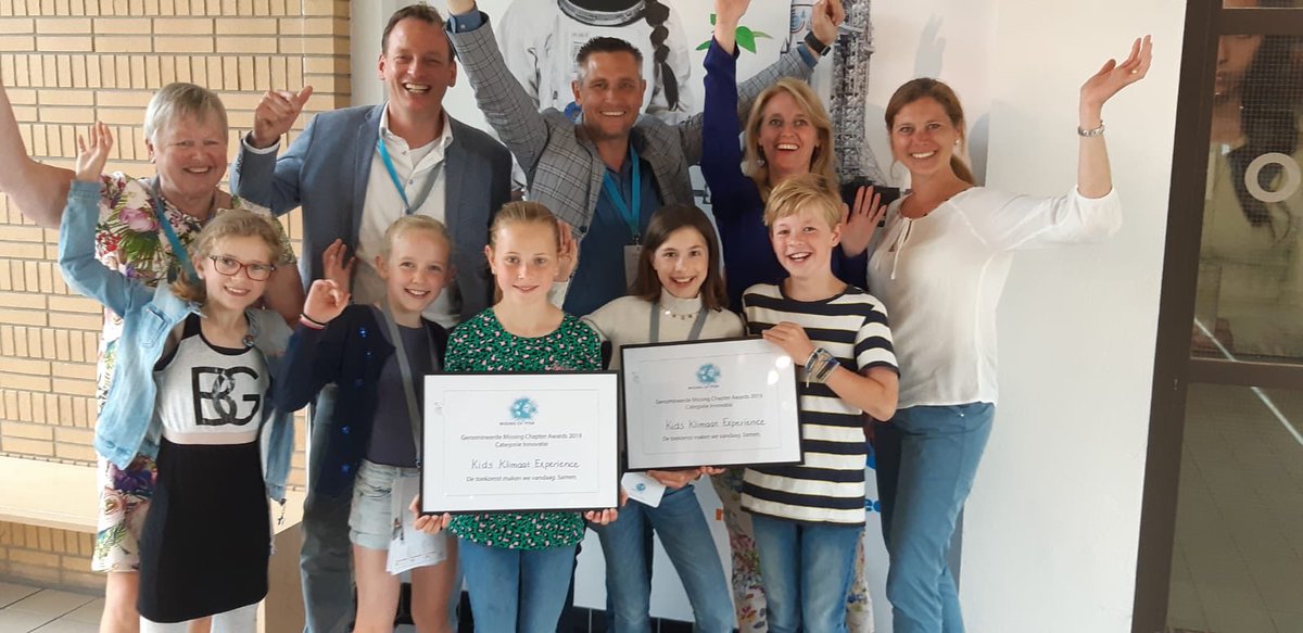 Weer een ervaring rijker! Helaas niet gewonnen, maar wel een prachtige nominatie in de innovatie-award van de missing chapter. Speaking Minds gefeliciteerd! #2100 #kidsklimaat #breda #brabantsedelta