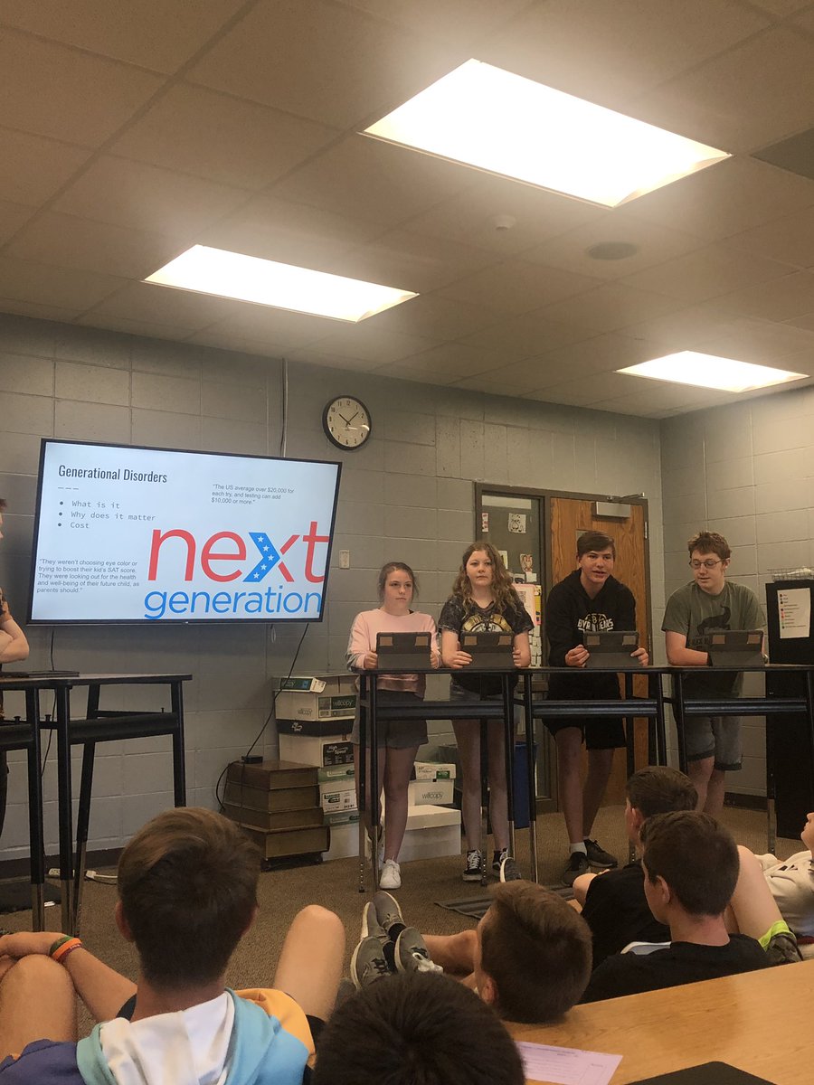 GroehlerEnglish's tweet photo. Formal debates to end our unit on “Flowers for Algernon” designer babies or animal testing.  What side are you on? #allinadaysELA #byronbears #bmsbears https://t.co/u4NSp8S91X