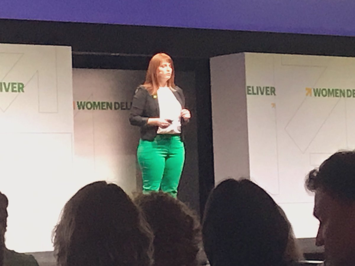 There are words for sluts, bad girls, and bad women in every language. @heatjarvis responsible for the game changer #Slutwalk on using language to degrade women. Taking back the power of bad girls! Go out and be guided by the bad girls! #NoShame at #WD2019 <a href="/WomenDeliver/">Women Deliver</a>