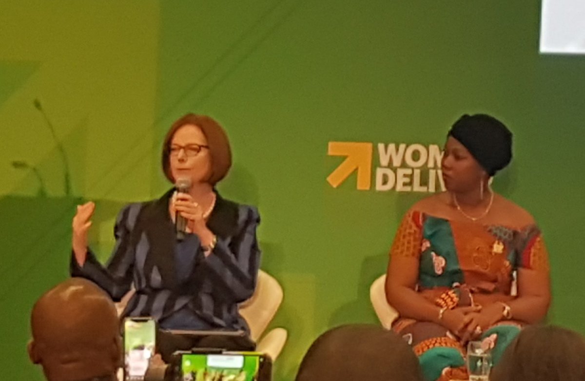 Keeping Girls in School and Learning...longer with Julia Gillard and Fatima Maada Bio, First Lady Sierra Leone.