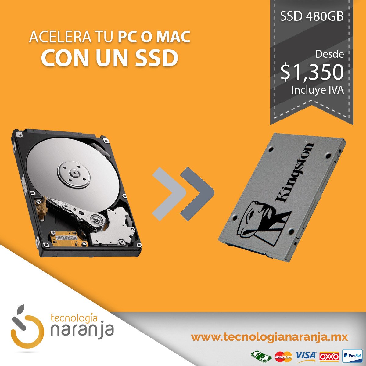 TecNara_'s tweet photo. Si tu equipo esta lento, mejora la velocidad con un #SSD https://t.co/scdbfo3M0c