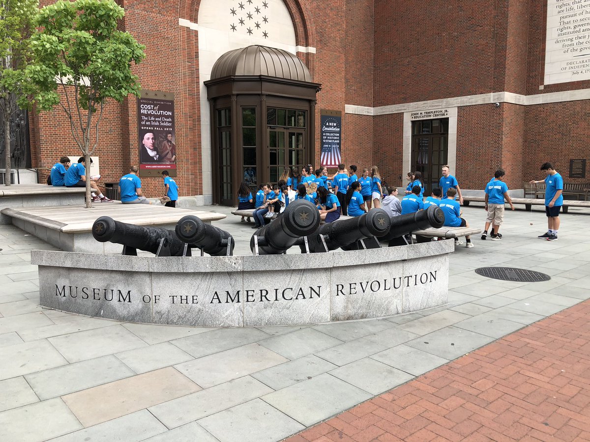 mrs_vanvleet_wb's tweet image. Seventh stop - Museum of American Revolution #philly #8thgradetrip @WestBrook_Param