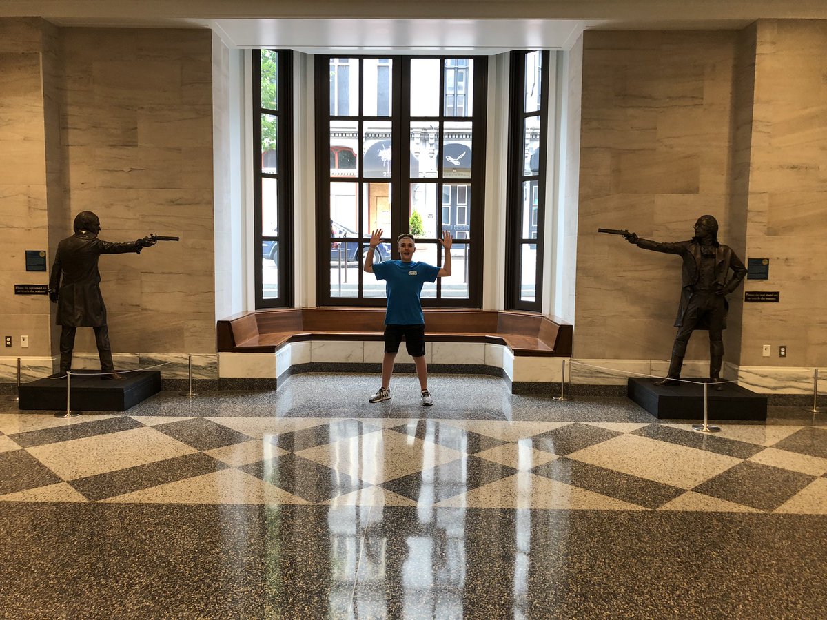 mrs_vanvleet_wb's tweet image. Seventh stop - Museum of American Revolution #philly #8thgradetrip @WestBrook_Param