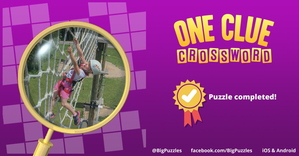 hellens39's tweet image. I completed a puzzle in One Clue Crossword. Play now for free!
onecluecrossword.com #OneClueCrossword