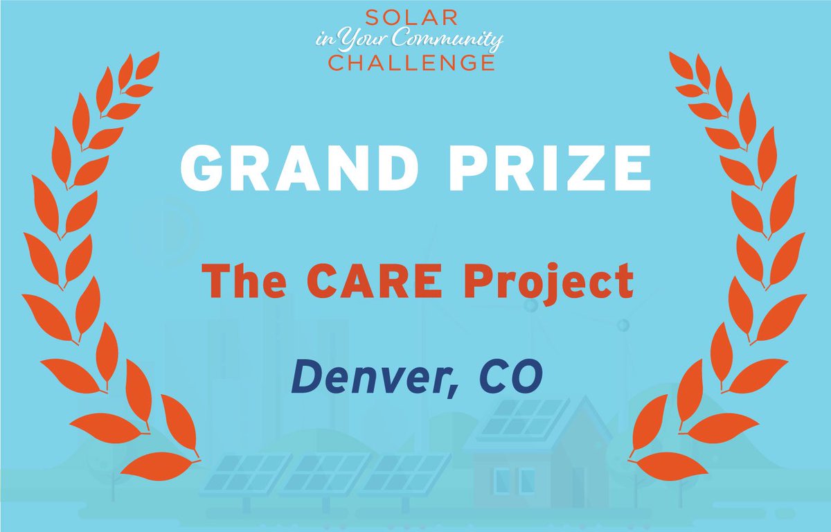 GRID's tweet photo. ICYMI: Last month, @Denver_Housing and GRID won the grand prize in the #SolarInYourCommunity Challenge with @ENERGY for the CARE project! Congrats to all this year's winners! https://t.co/DQ5LVJYg6f https://t.co/tETgWInmxU
