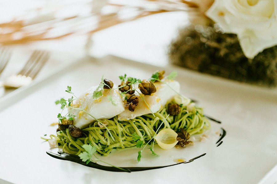 T.O Catering Show (@tocateringshow) on Twitter photo How could anyone refuse a plate of <a href="/UrbanAcornCa/">Urban Acorn Catering</a>'s olive oil poached Cod and handmade spinach linguine? We sure couldn't! How could anyone refuse a plate of <a href="/UrbanAcornCa/">Urban Acorn Catering</a>'s olive oil poached Cod and handmade spinach linguine? We sure couldn't!