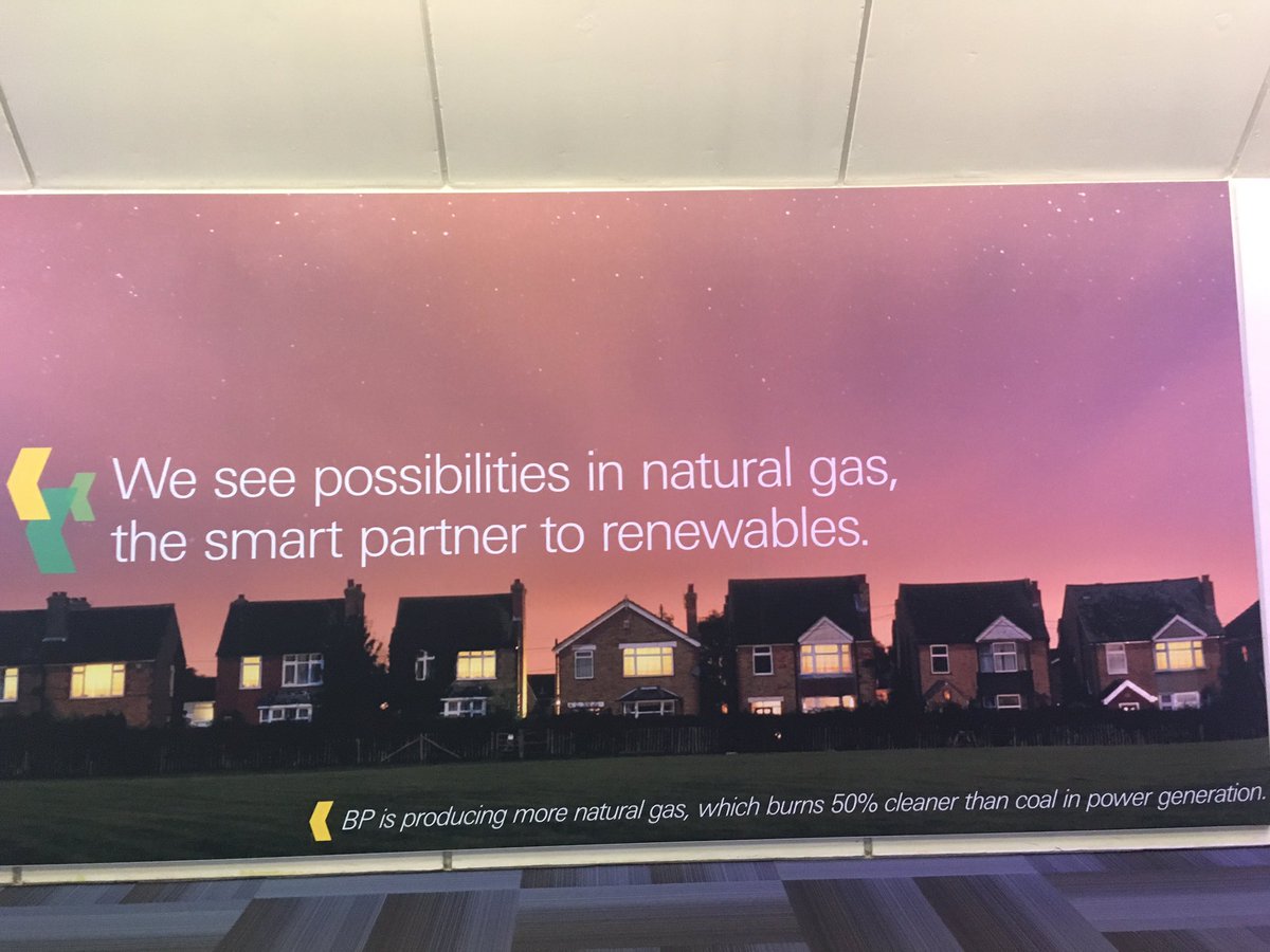 If there was any doubt... here’s a sign from BP I just passed in the airport.