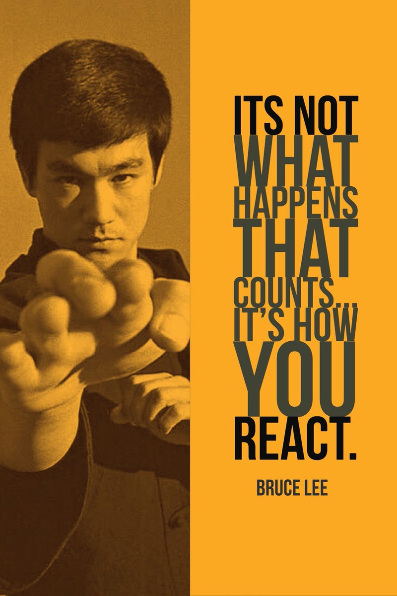 lilcoitykitchen's tweet photo. I’m having a Bruce Lee quote kinda day. Am watching The Bruce Lee Story...again...wearing my yellow Bruce Lee joggers...again. I loved Bruce Lee growing up, he’s my go to man when I’ve had a tough work or struggle to train day #kickuptheass #valueyourself #beadragon #dothestuff https://t.co/F6E9b74lFx