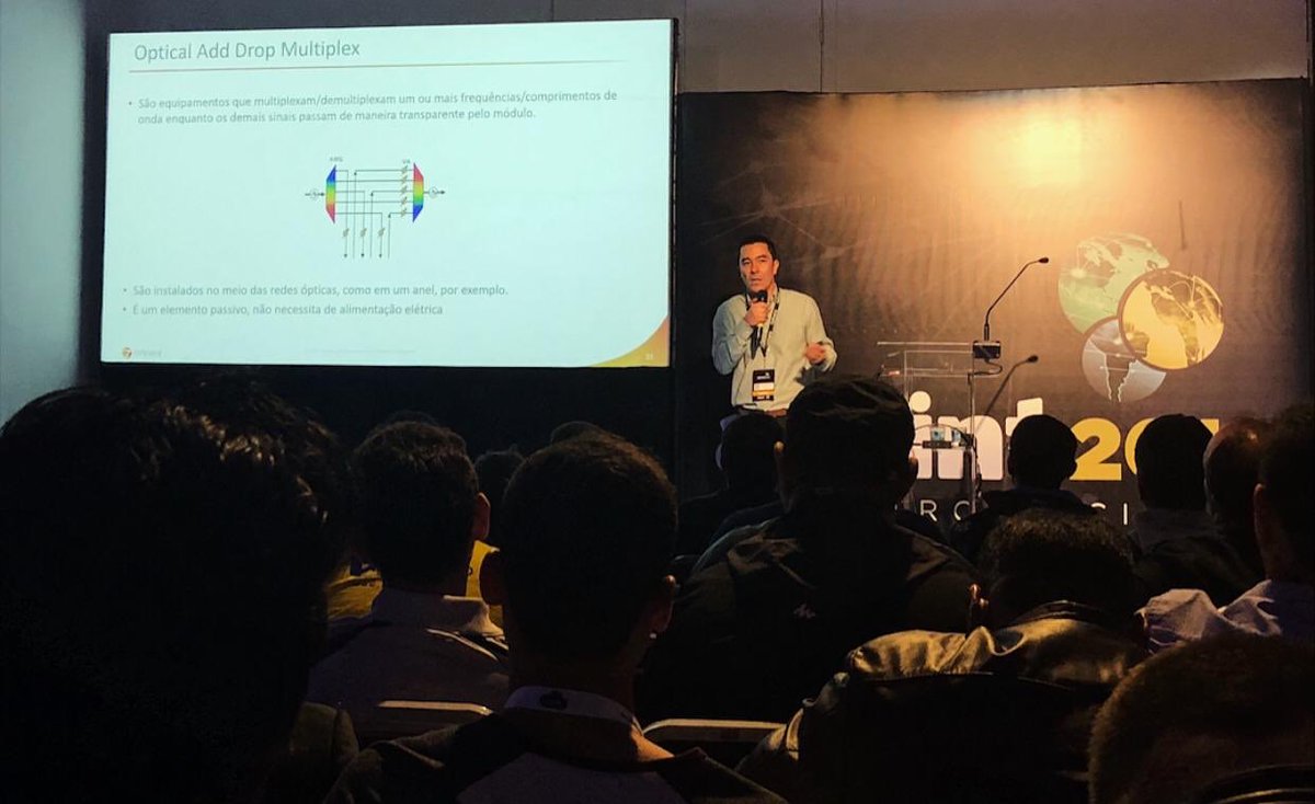 AlooTelecom_'s tweet photo. A Aloo Telecom está aproveitando o evento para se especializar ainda mais! Palestra: Soluções DWDM pra ISPs! #Alooconecta #Abrint2019 https://t.co/fLzzJ6Qijo