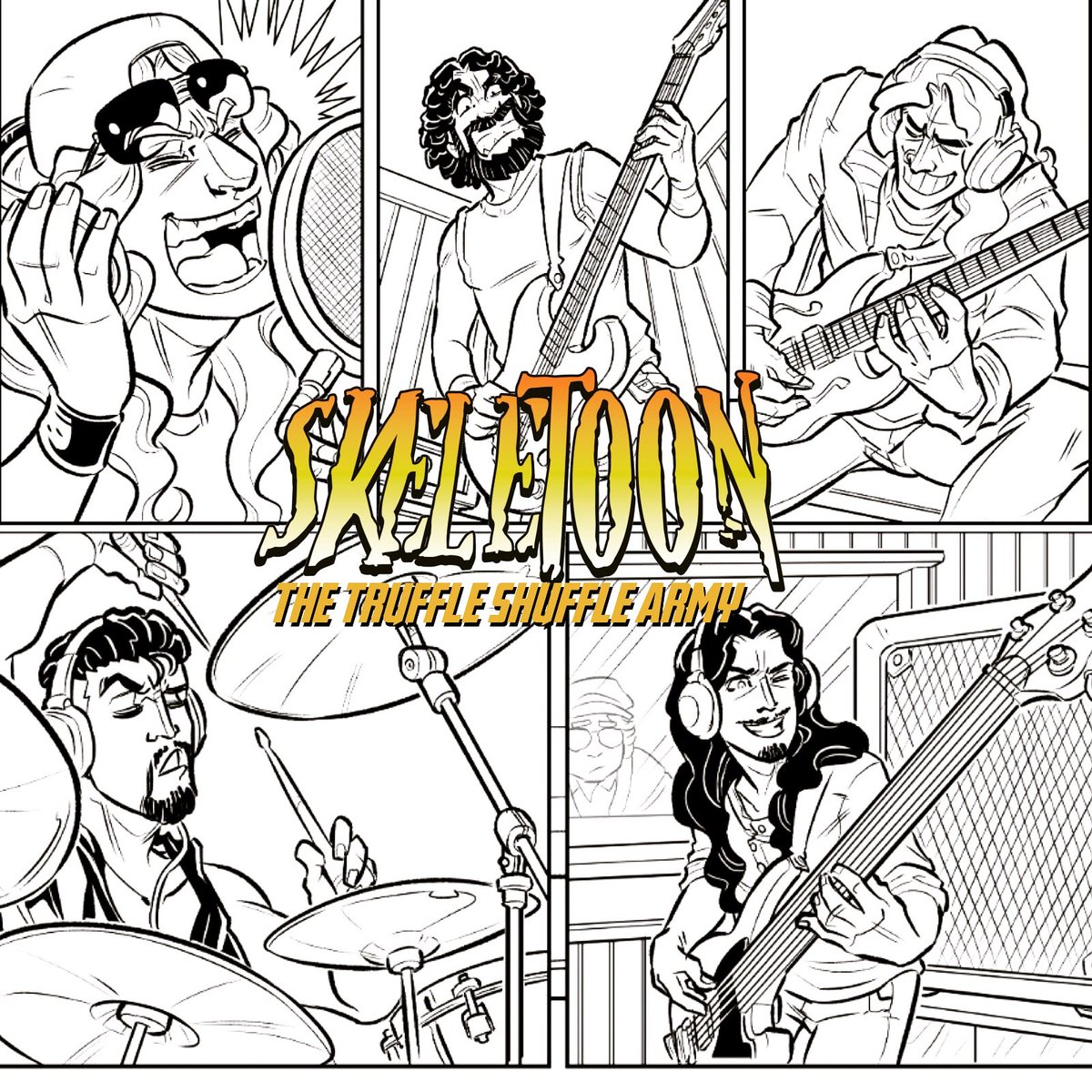 skeletoonband's tweet photo. ...it’s official!...
#alternateuniverse 
#thenerdmetalsuperheroes #scarletrecords #marqueeavalon #theyneversaydie #skeletoon #soon https://t.co/CLDFaYHgBW