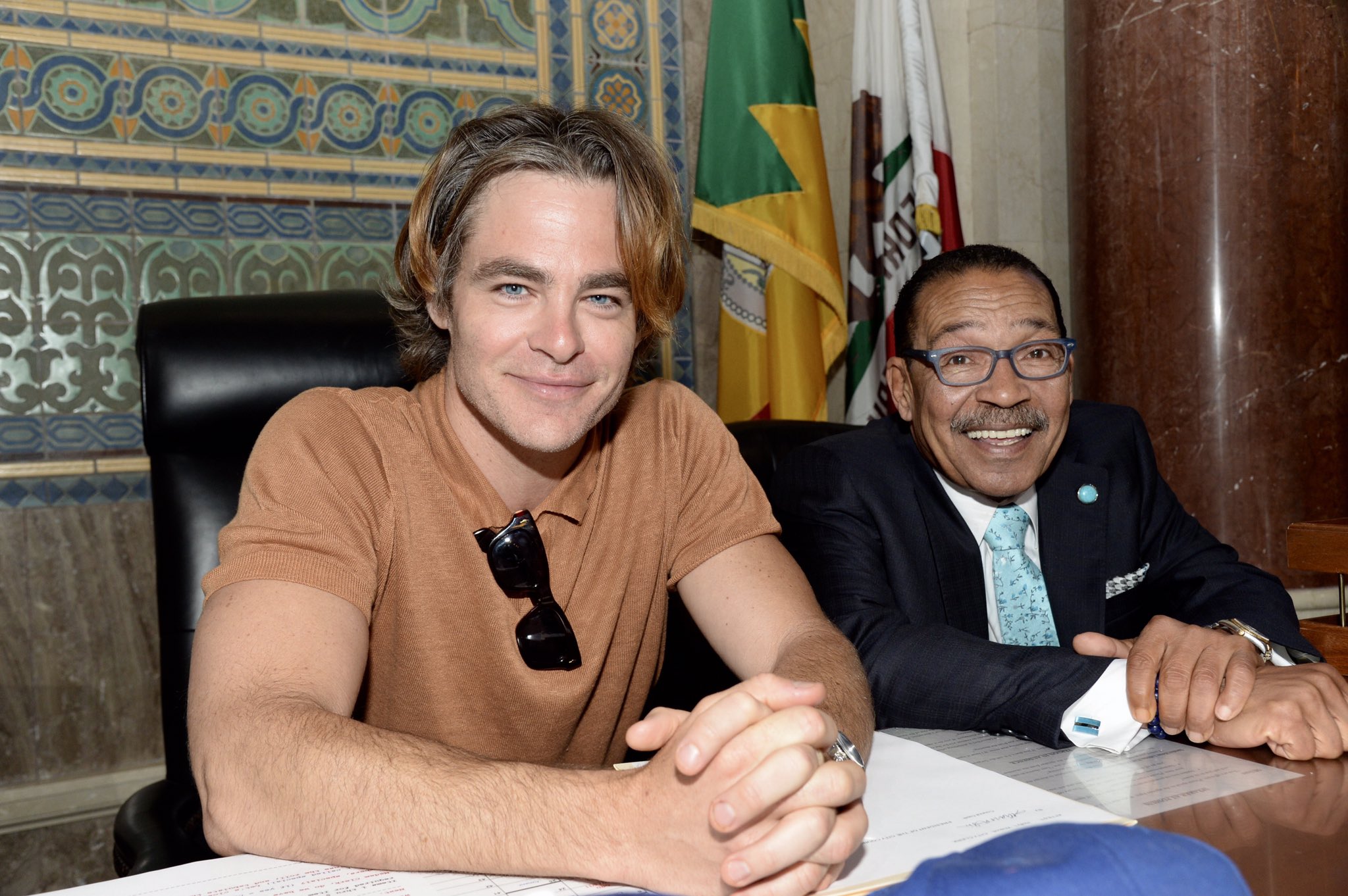 Herb J. Wesson, Jr. on Twitter "Very excited to Chris Pine to