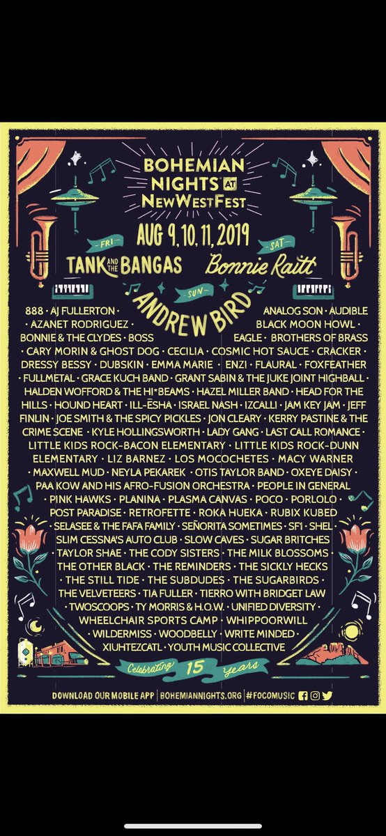 We are excited to announce we will be playing this years <a href="/BohemianNights/">Bohemian Nights</a> festival on Saturday, August 10th! See ya there!