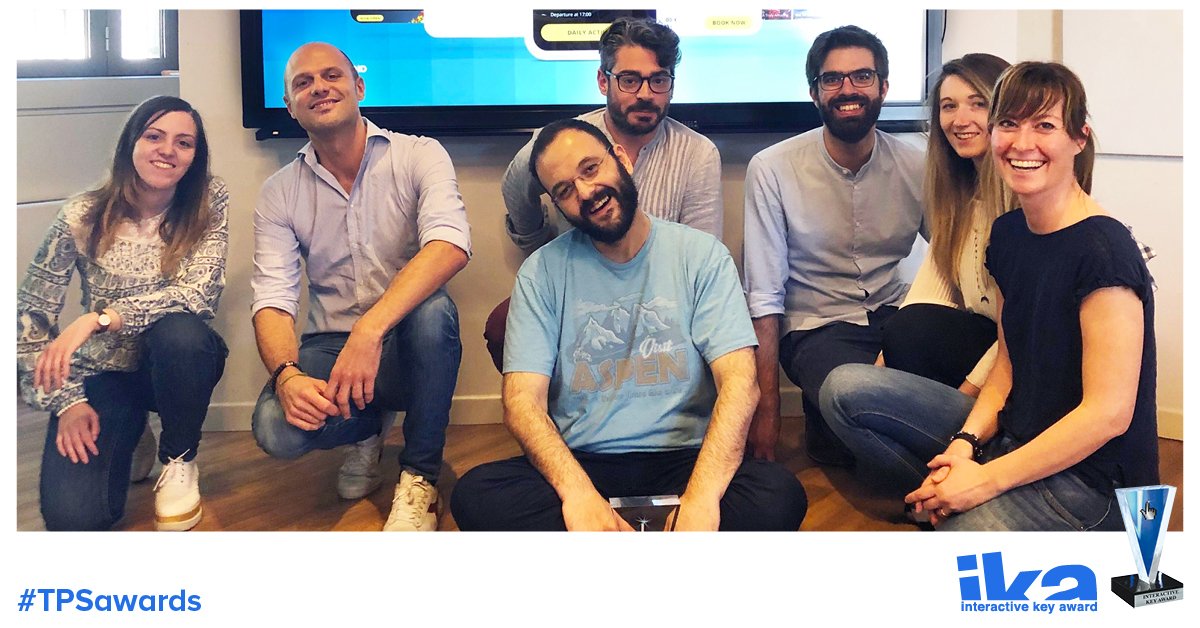 triplesense_it's tweet photo. #InteractiveKeyAward 2019. No, we haven't forgotten it. And finally, we can reveal it: the winner of the prestigious "Mobile Communication" category is… Costa App! Compliments to all the members of the winning team! #TPSReply #TPSawards #TPSprojects https://t.co/i5fE29Lvlh