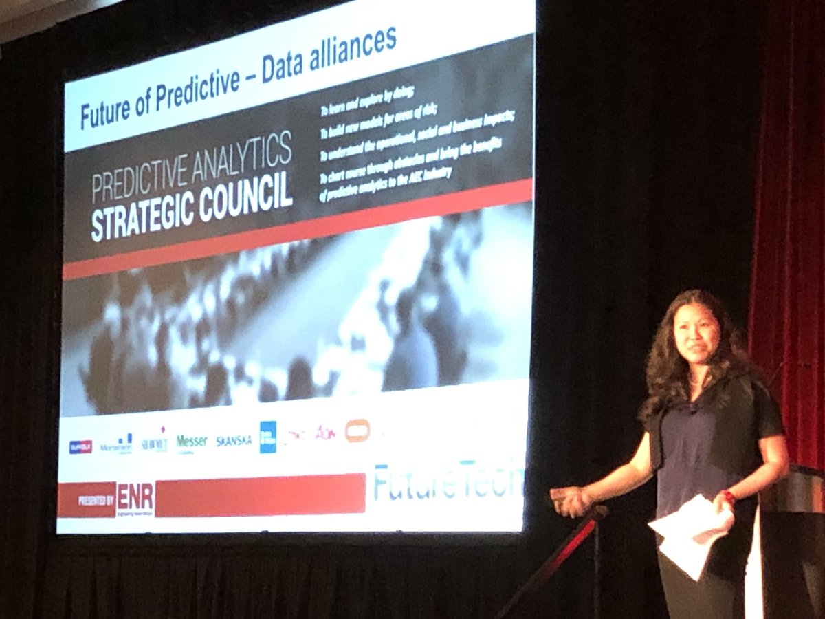 jkanner1's tweet image. Great talks this morning at #ENRFutureTech about Predictive Analytics collaboration from @SuffolkBuilds @bartonmalow @DPRConstruction and @Aon_plc @ENR_FutureTech @Smartvidio proud to help organize the council and cross industry collaboration