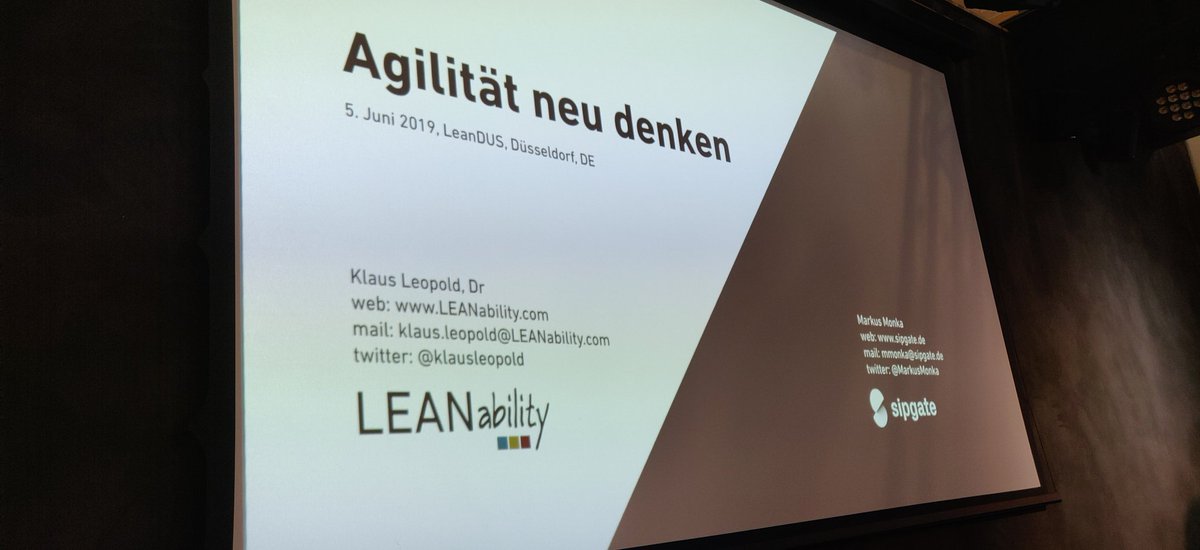 Vaeter's tweet image. ... gleich geht&apos;s los #leandus #sipgate