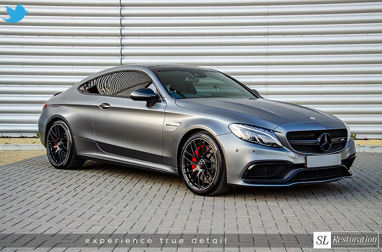 slrnick's tweet photo. Mercedes Benz C63s Signature Detail with @XPEL STEALTH IMPACT PPF installation. Full de-chrome package adding to a super clean PPF install. All wrapped up with our @JanisKrigens #MAXPROTECT ELITE protection & @GlassParencyInc for the glass #detailing #ppf #protectyourinvestment https://t.co/ddvE1JuDY4