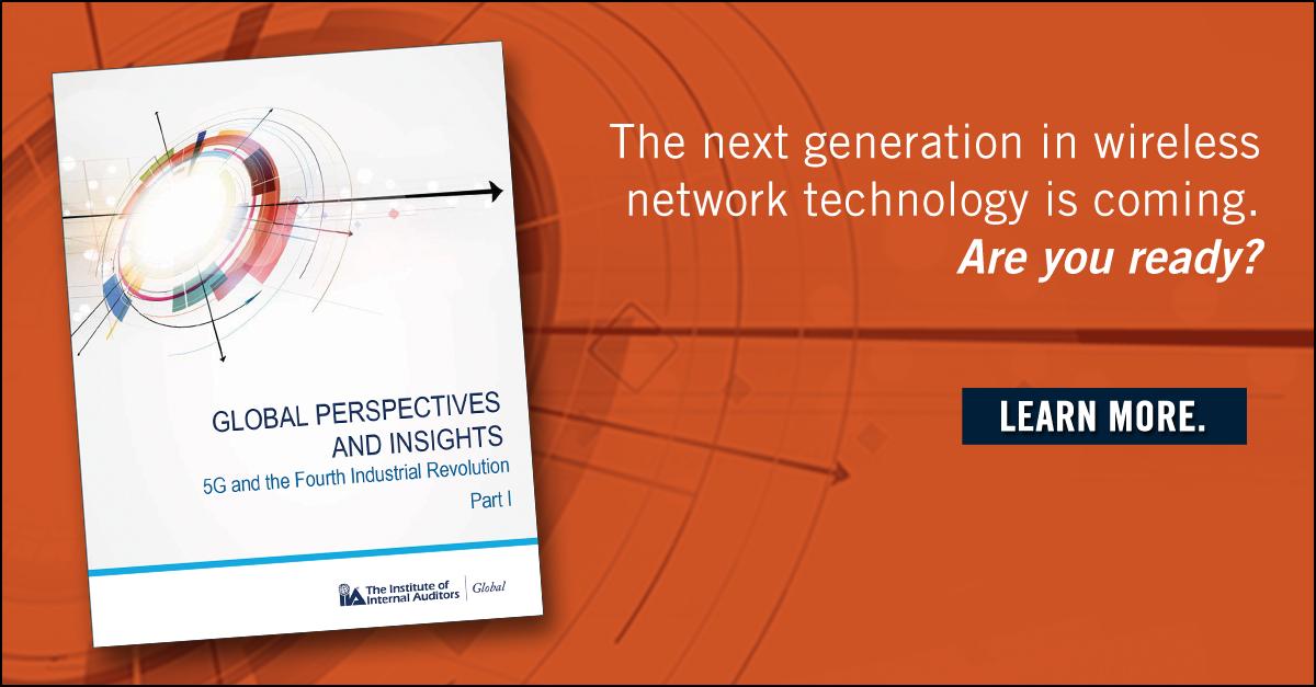 Share this report to prepare your organization for the #risks 5G technology will introduce to your audit universe.  bddy.me/31f0Bmv
