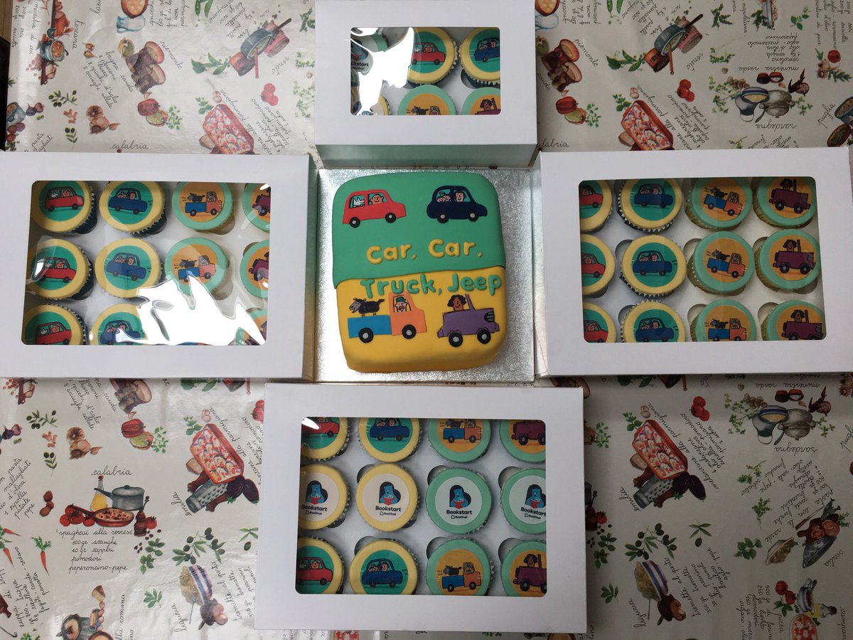 littlegroover's tweet photo. Cakes all ready for our helpers at tomorrow’s Rhymetime in the Park at California Country Park #nationalbookstartweek #pyjamarama @WBC_Libraries @katrinacharman @Booktrust @relucesco https://t.co/T1jfzugURh