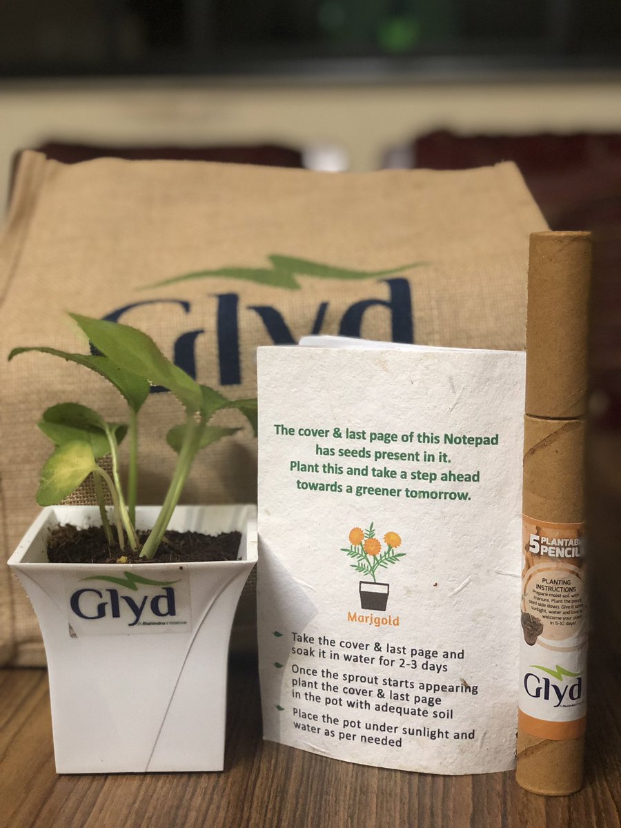 inderpreet_83's tweet photo. Tried premium e-mobility service, @my_Glyd &amp; am impressed! Was handed a bag containing a plant,a notepad tht contains seeds which can be planted &amp; the pencils hv different seeds stored at the top!
Nothing better than an initiative World Environment Day🌎#AGreenMove @GoenkaPk https://t.co/0QHDRl0YYy