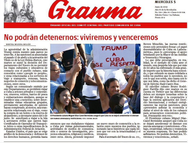 BunkerGlo's tweet photo. . Lo han hecho durante 60 años y no será de otra manera en lo venidero. #CubaForever https://t.co/GivrXL3OG6