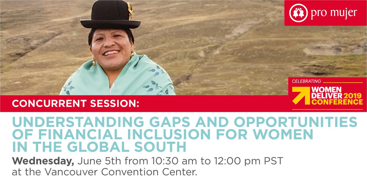 promujer's tweet image. Entrepreneurship starts with access to digital tools, financial education and inclusion. We are discussing this on the panel &quot;Financial Inclusion for Women in the Global South.&quot; #ThePowerOfInclusion