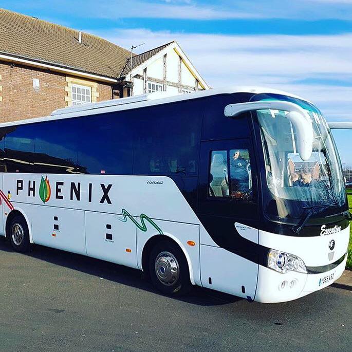 Check out one of our Executive Coaches! 

This is a 35 seat executive coach featuring: 
​
▶Full leather reclining seats
▶Air conditioning
▶USB charge points
▶Mood lighting
▶Luggage space

Book this for your event, transfer or business: bit.ly/ExecCoachesCon…