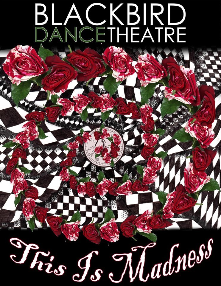DACLexington's tweet photo. Blackbird Dance Theatre is back in the Blackbox Theatre!

For 1 weekend only see “This is Madness”, an adaptation of Lewis Carroll’s “Alice’s Adventures in Wonderland” &amp; “Through the Looking Glass”. 

Get your tickets today by calling 859.425.2550

#dance #dancetheatre #pmdac https://t.co/2BbPiBTjUD