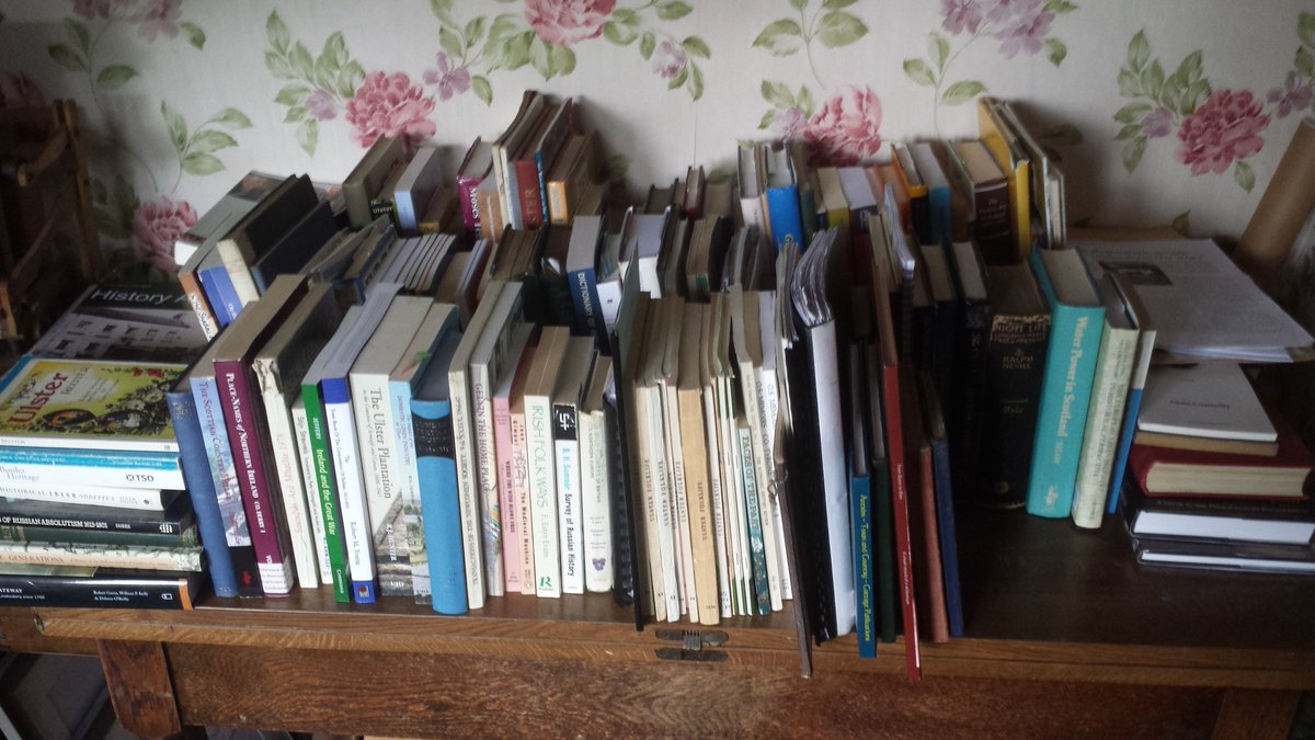 MillsofNI's tweet image. Rearranging book day. Need more shelves and storage.