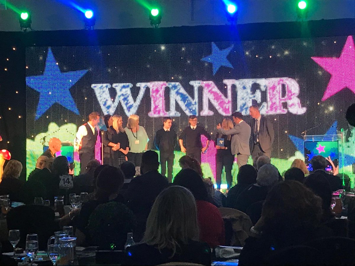 NewbattleCHSHT's tweet photo. Absolutely delighted to announce that we have won the Scottish Education Award for creativity and employability! Thank you to all involved with us @newbattlehigh. Very exciting times for us. #proudHT https://t.co/gackLVOOAj