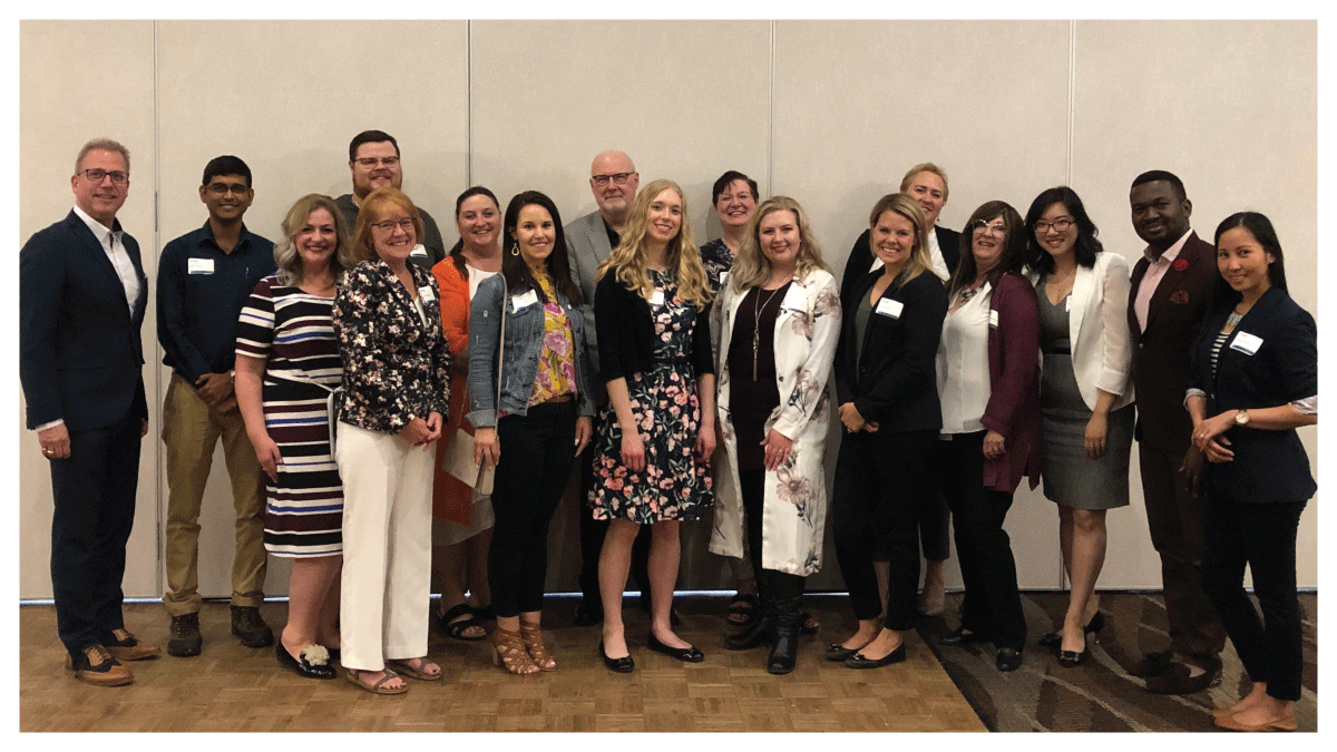 CPHRab's tweet photo. CPHR Alberta staff and President/CEO, Rod Miller were in attendance for the Edmonton Chapter Member Mingle last night celebrating the start of 2019! #weareCPHR #cphralberta https://t.co/z4Q85RTTOm