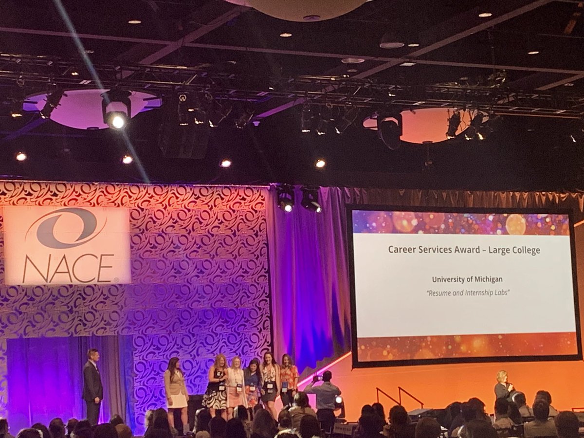 yaohlin's tweet photo. Congrats, alma mater! @careercenter #NACE19 https://t.co/zGlZGVjQL1