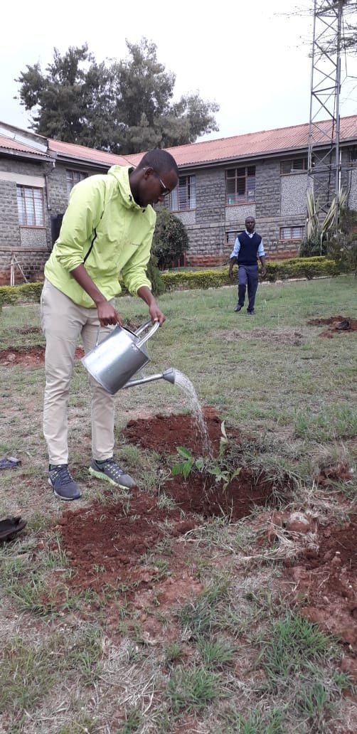 WaweruAvram's tweet photo. Thank you to everyone who participated in the #DaystarTreePlanting event today. The day was a success! Special thanks to @LoloLavern &amp; @OfficialVAmkeni for the generous contributions. Indeed, we can #BeatAirPollution by planting more trees #WorldEnvironmentDay @GreenDaystarKE https://t.co/VA6B4xyfSM