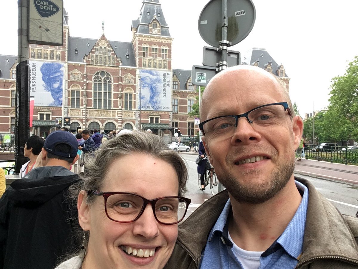 AartVH's tweet photo. Fantastic day in #amsterdam with @IreneVHS. Finally got to see the Night Watch at the @rijksmuseum https://t.co/n29VhB70WC