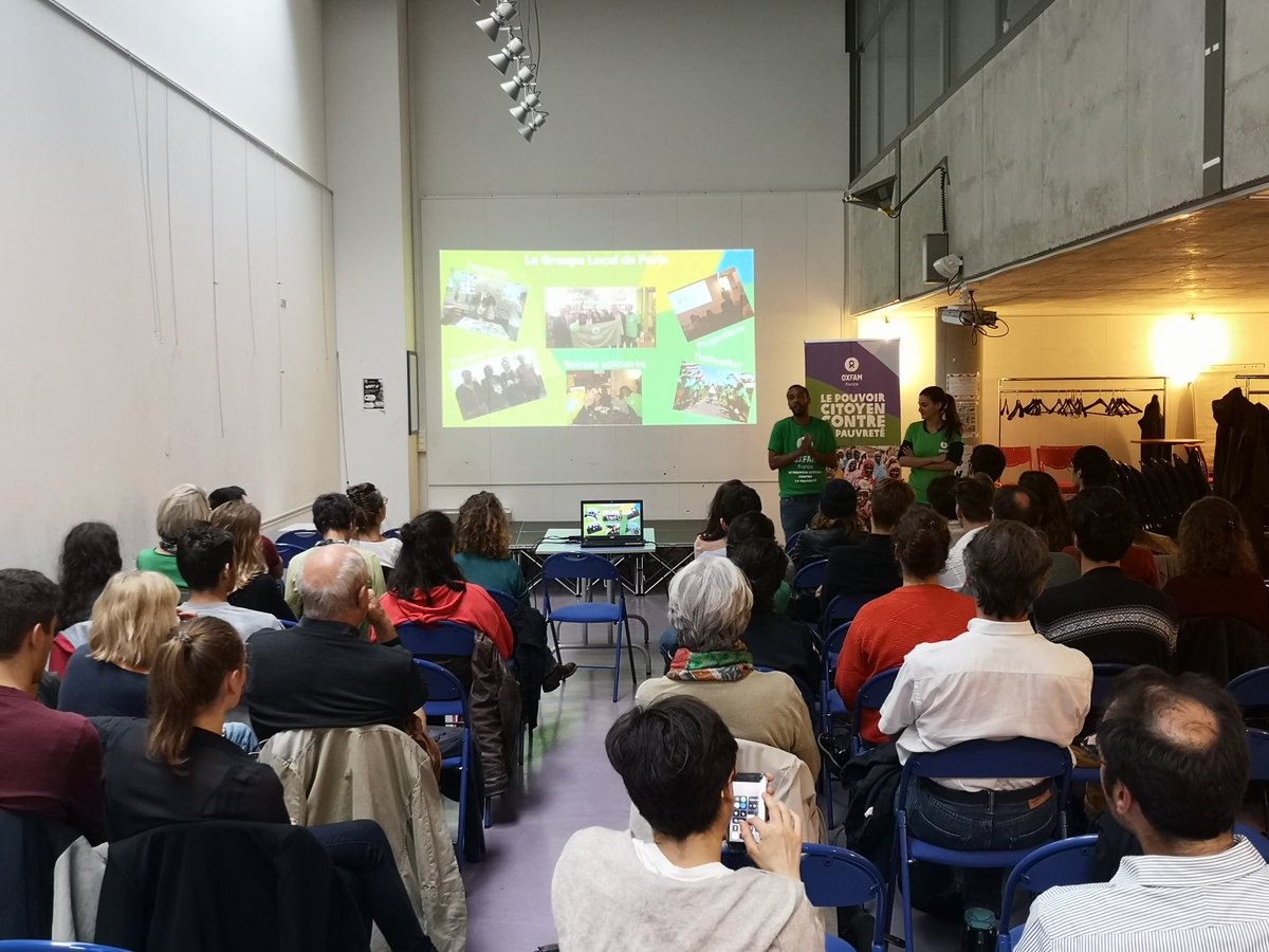 OliviaRonsain's tweet photo. 🎬 Ce soir, projection du documentaire #WattIf, réalisé par @makesense, à propos la #transitionénergétique. Soirée organisé par #oxfam Paris à l'occasion du #worldenvironmentalday et de la #SemaineDuDeveloppementDurable 🌎
#NousAvonsLePouvoir https://t.co/V0E9g1Pv5S