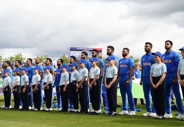 AmitShah's tweet photo. Well played #TeamIndia   

Superb knock by @ImRo45. 

Congratulations to skipper @imVkohli and the entire team for winning their opening match of ICC Cricket World Cup 2019. #CWC19

Way to go. https://t.co/5ymhBqpK6k