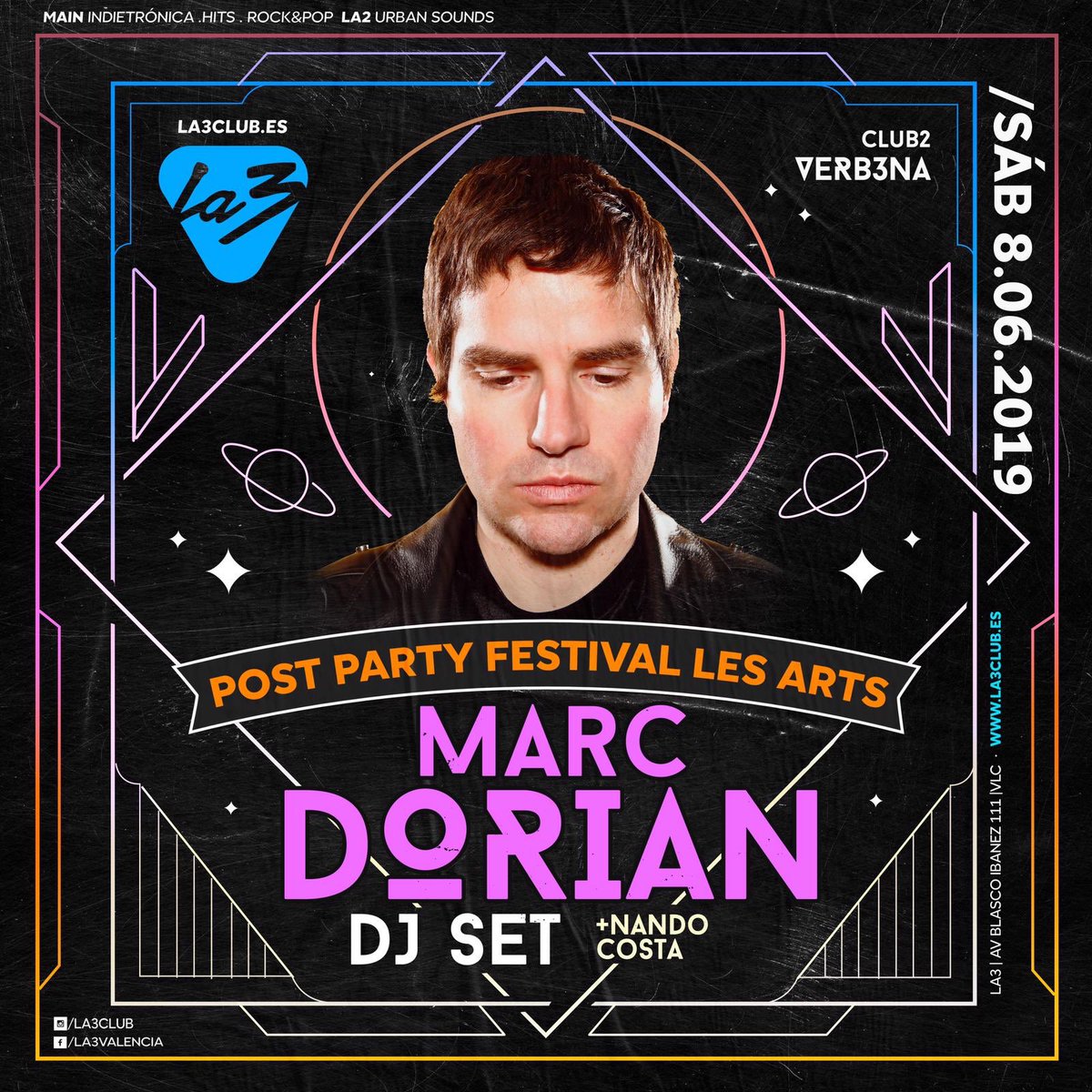 Dorian_Oficial's tweet photo. VALENCIA, el sábado, después de LES ARTS todos a @La3Club #djset #locura #desparrame #tracafinal 🔥 https://t.co/RA9pErmypU