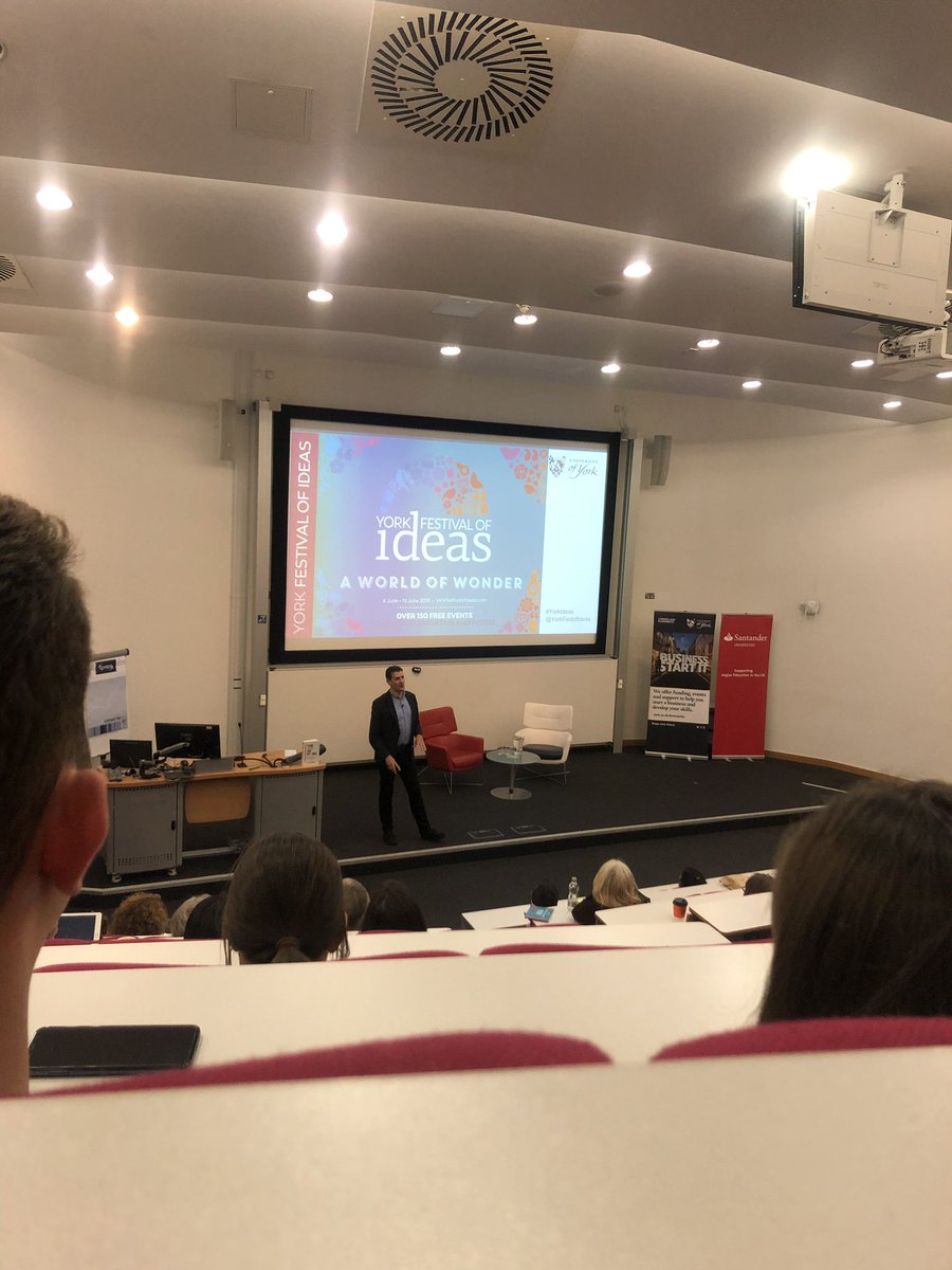 We’re excited to be at #YorkIdeas listening to <a href="/brucedaisley/">Bruce Daisley</a>, VP at <a href="/Twitter/">Twitter</a>! <a href="/YorkFestofIdeas/">York Festival of Ideas</a>
