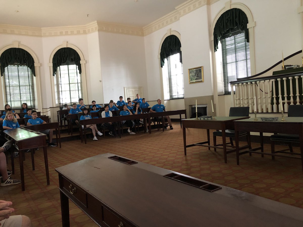 mrs_vanvleet_wb's tweet image. Fifth stop for Bus #1 - Congress Hall #philly #8thgradetrip @WestBrook_Param