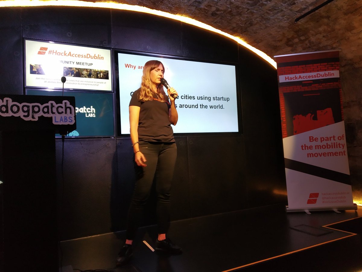 peterpudaite's tweet photo. At #HackAccessDub at @dogpatchlabs talking about #accessibility and #inclusivity. https://t.co/YwtWnBd0JJ
