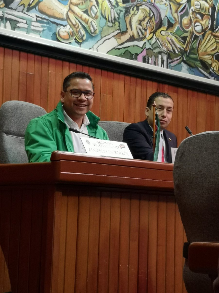germantiberio's tweet photo. Feliz porque seguimos trabajando, 1era sesión del 2do periodo de sesiones ordinarias en la @AsamBoyaca conmemorando el #DiaMundialDelMedioAmbiente  y solicitando #NoMásCárcelesEnBoyacá https://t.co/MFV7AejRrW