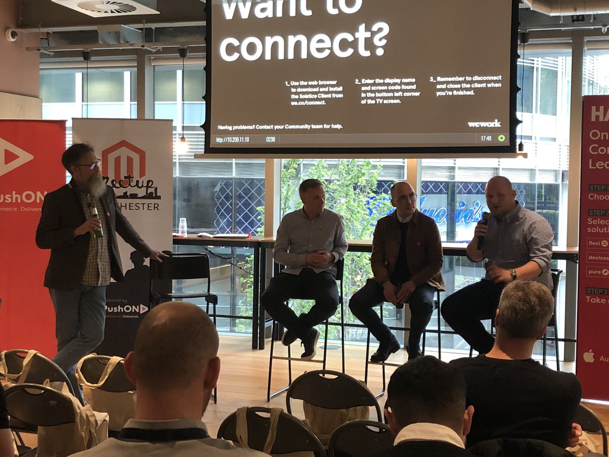 mabo_uk's tweet photo. Our Marketing Director, James Lees is speaking on the guest panel at the Manchester Magento Meet Up this evening! #McrMagentoMeetup #PPC https://t.co/FePeALXgAA