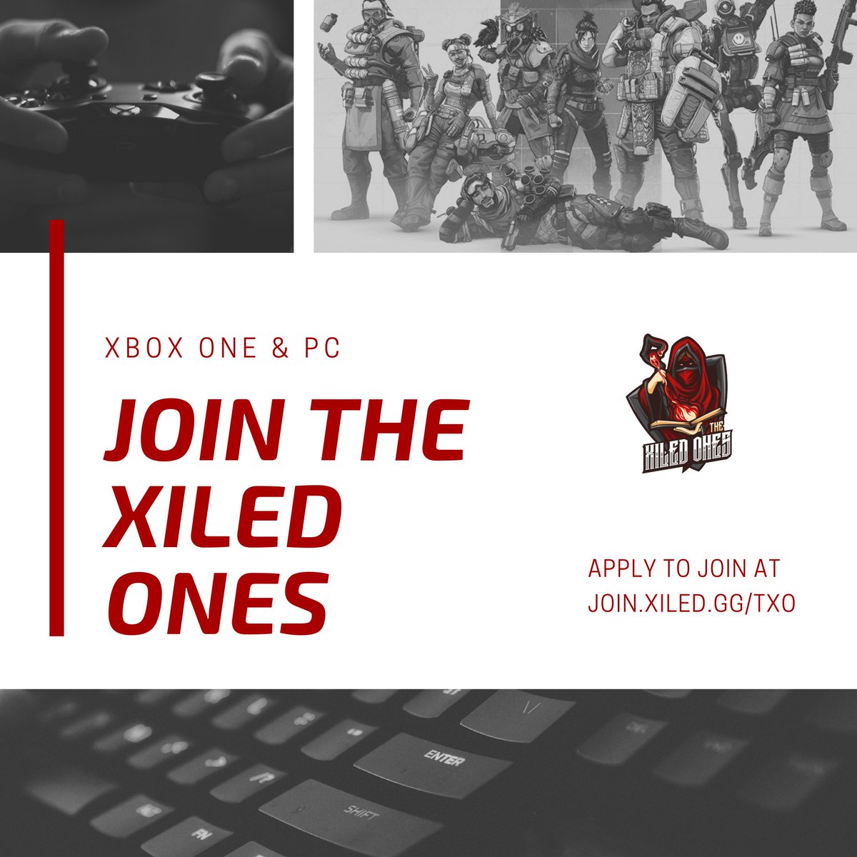TheXiledOnes's tweet image. Are you looking for more people to play with, to make friends all while enjoying the game?

If so, The Xiled Ones is the right choice for you! With over 700 members on Xbox &amp;amp; PC you're sure to meet awesome gamers just like you!

Apply to join at join.xiled.gg/txo today!