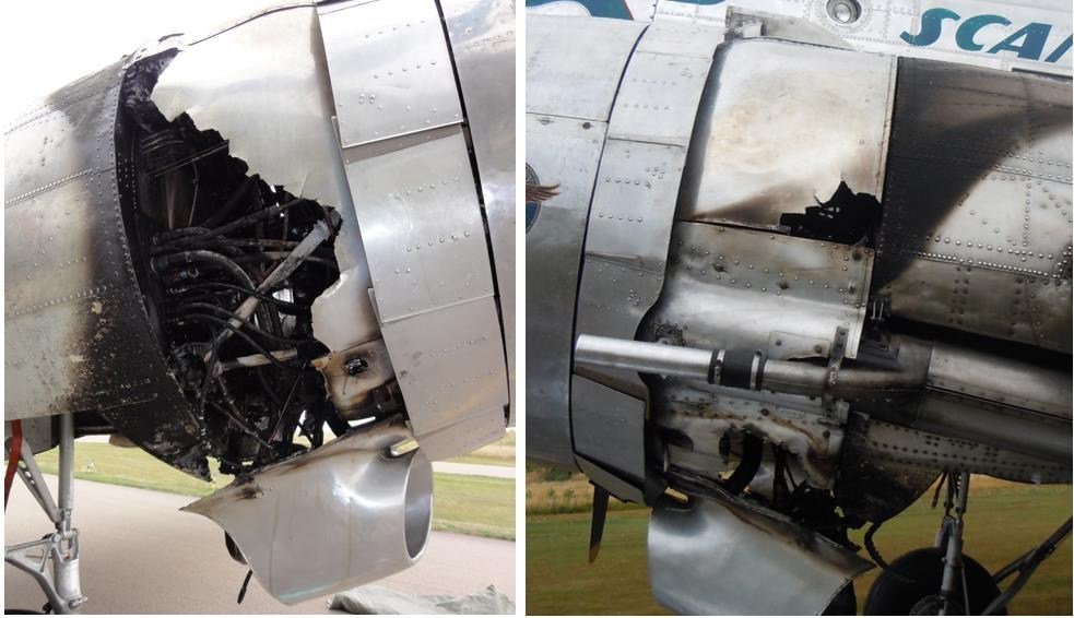 AviationSafety's tweet photo. Failure to follow maintenance procedures in engine change causes DC-3 engine failure in Sweden https://t.co/OU0zzLCIaO https://t.co/7lP4NkoSph
