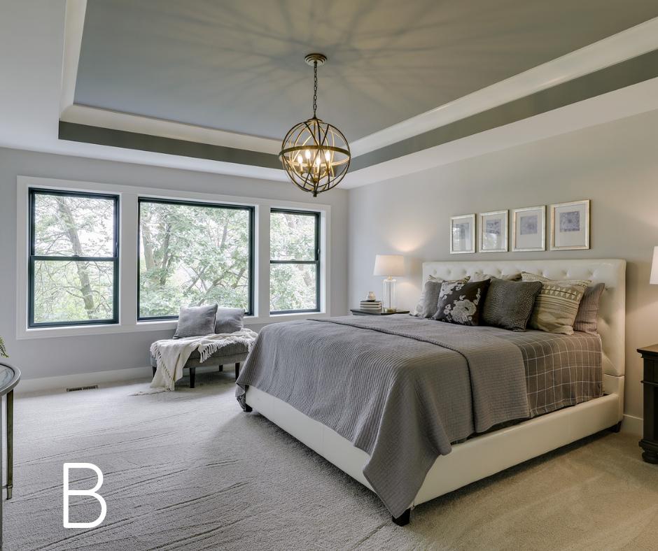 JMSCustomHome's tweet image. #WhichOneWednesday Which JMS Master Suite makes you feel most in awe? A or B? Comment below which one you choose!
