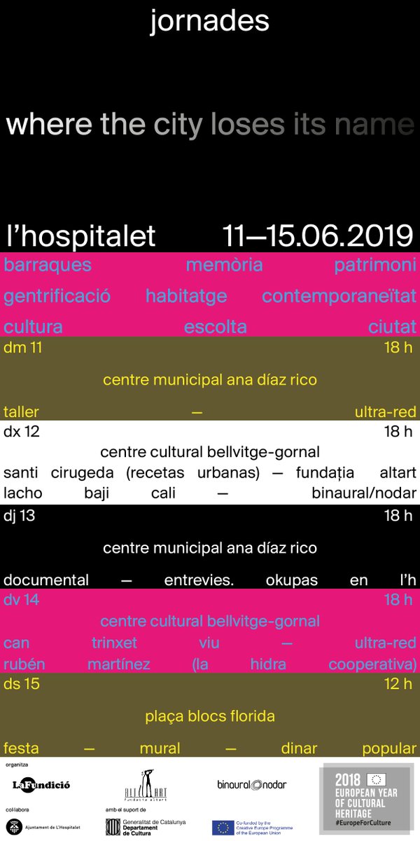 lafundicio's tweet photo. #WTCLIN #cartel #poster #jornadas #conference #beyondformalcities https://t.co/jvVBac4Gns