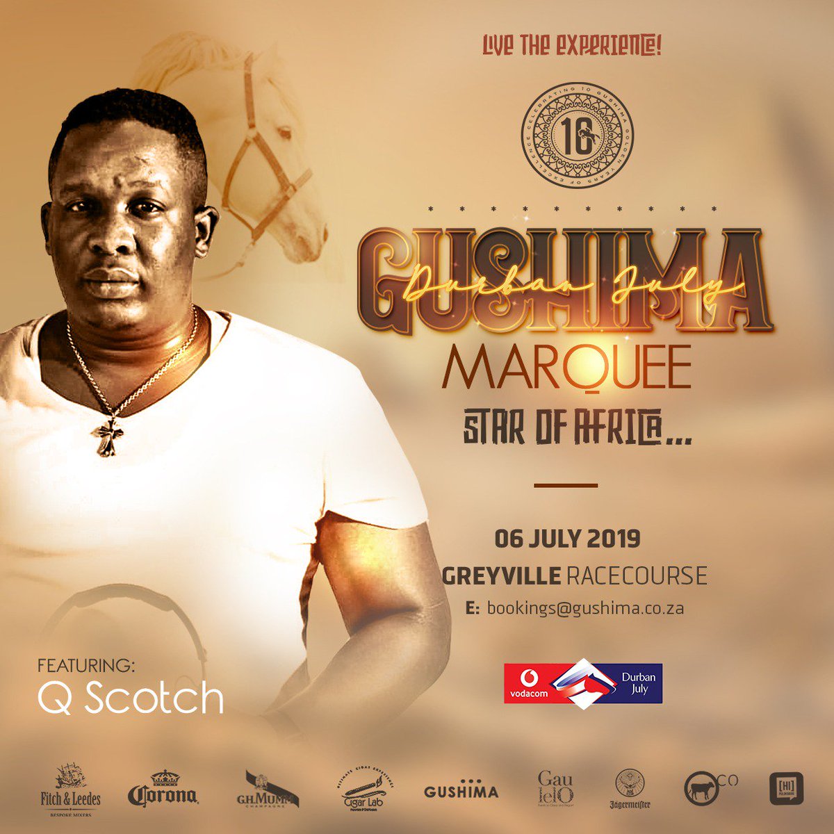 qscotch_'s tweet photo. Vodacom Durban July 2019.. 6 July Greyville Racecourse @Gushima_SA Marquee. Book your space now bookings@gushima.co.za
@BustaGushima @Gushima_Prod
@zee_phele1 @djq_scotch
#Gushima10Years
#TheMostTrusted
#PolokwaneMayor https://t.co/Fulg4hgKvs