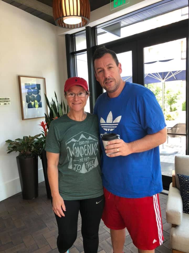 tatumwillhite's tweet photo. MY MOM IS LIVING HER BEST LIFE. Adam Sandler &amp; Rob Schneider🤩 To say I’m jealous would be an understatement. https://t.co/gjKHgG3i5O